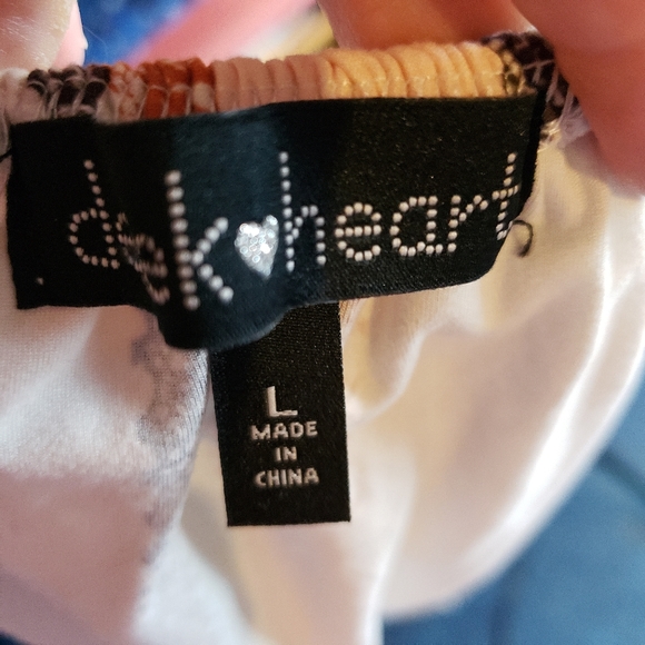 Derek Heart boho crop top size Large - Picture 3 of 3